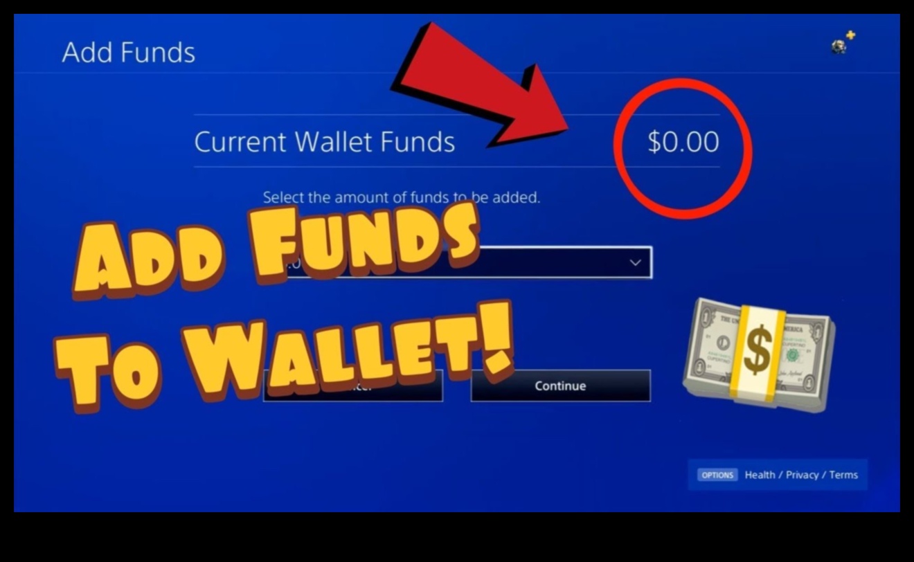 how to add funds to playstation wallet